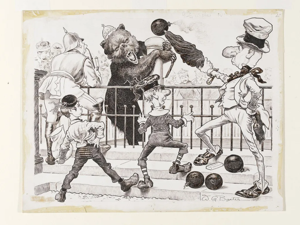 The Russian Bear, by William Giles Baxter, 1884