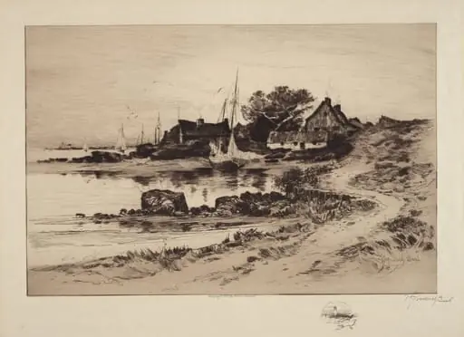 Old Gloucester Shore, by William Goodrich Beal