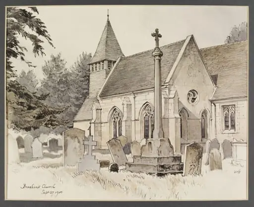 Broadwas Church, by William Grimmond