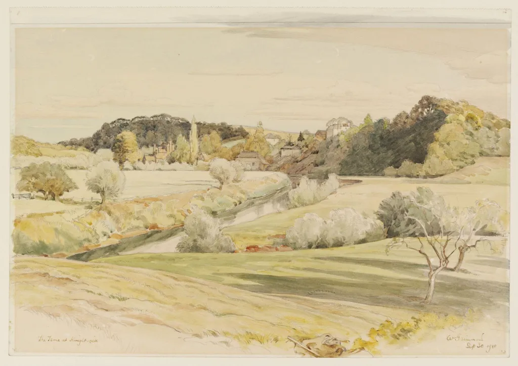 The Teme at Knightwick, by William Grimmond, watercolor, 30