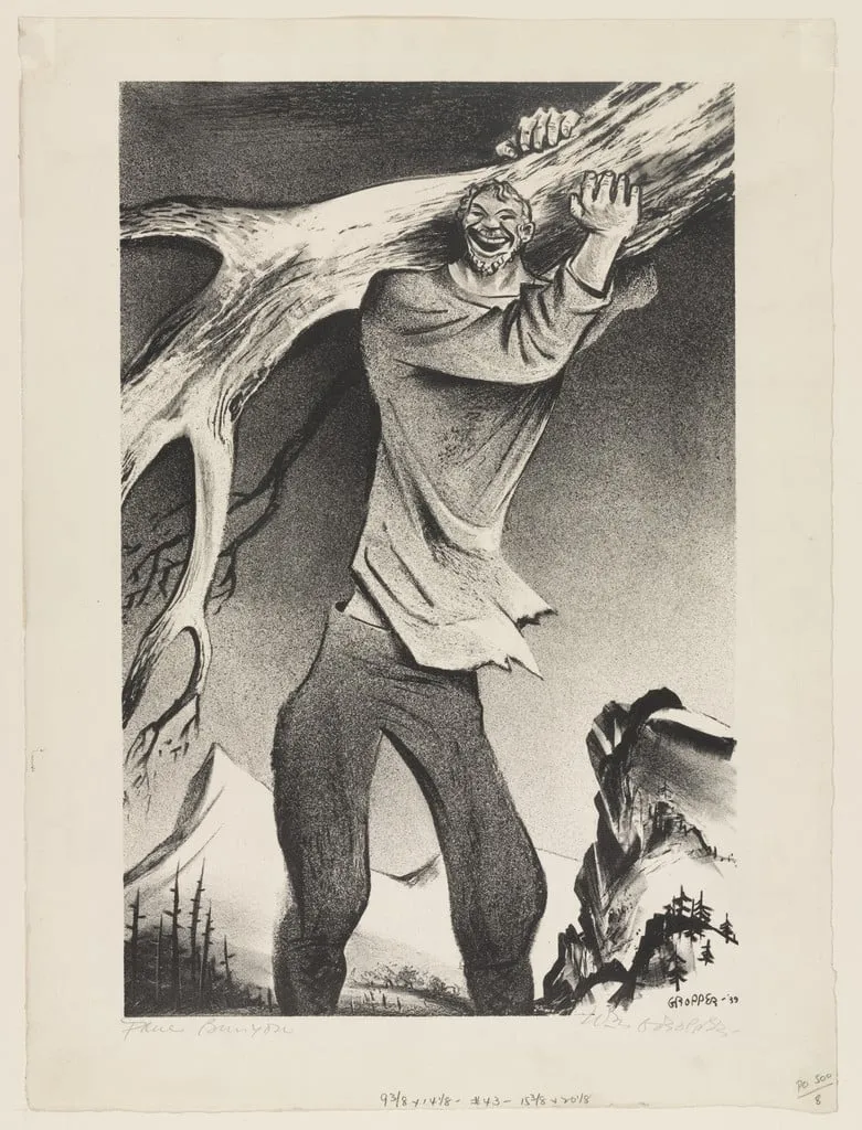 Untitled, by William Gropper, ink, 1939