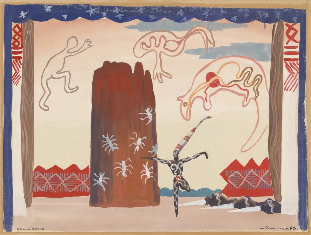 Untitled, by William H. Constable, gouache, 1939