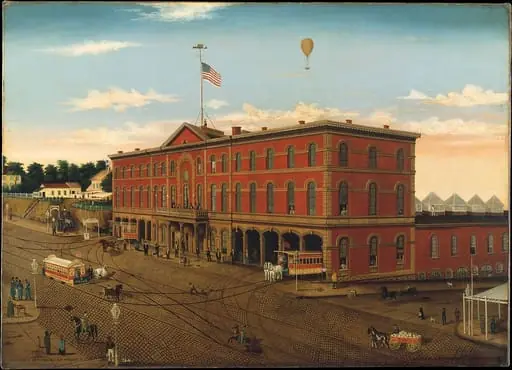 The Third Avenue Railroad Depot, by William H. Schenck