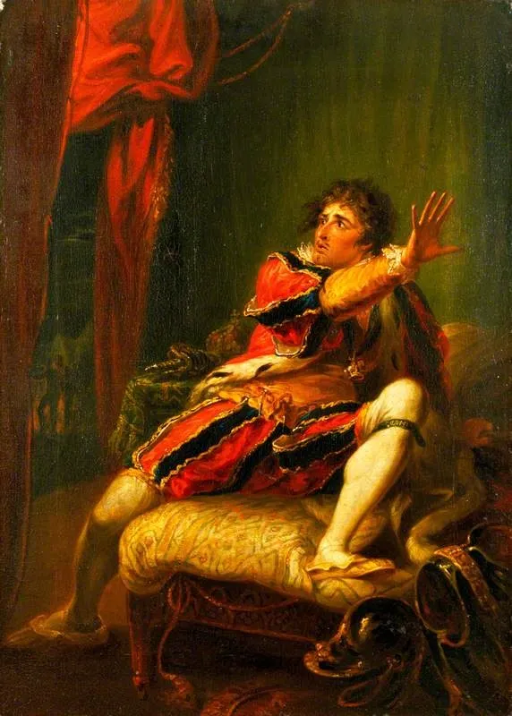 John Philip Kemble (1757–1823), as Richard in 'Richard III' by William Shakespeare, by William Hamilton, oil
