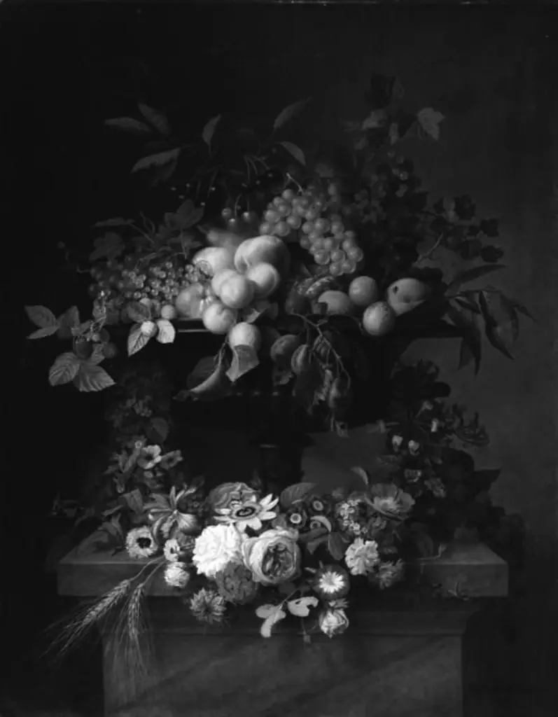 Flowers and fruit, by William Hammer