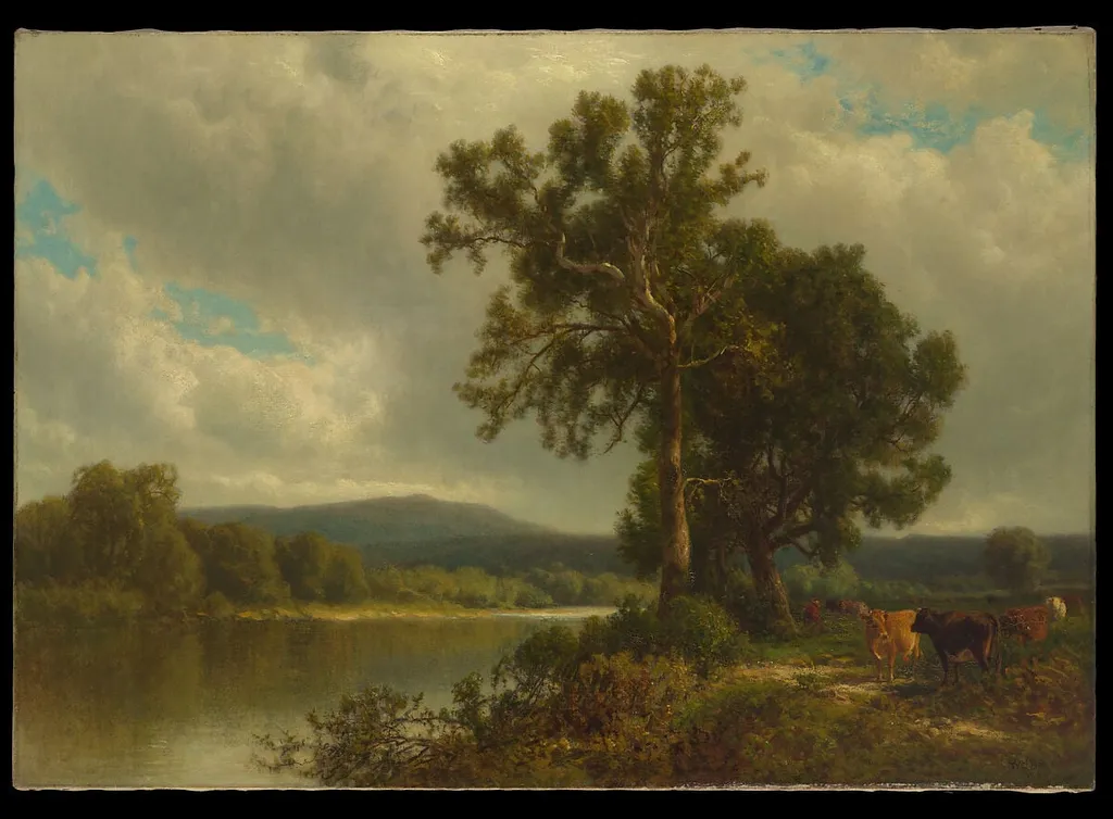 Scene at Napanoch, by William Hart, oil, 1883