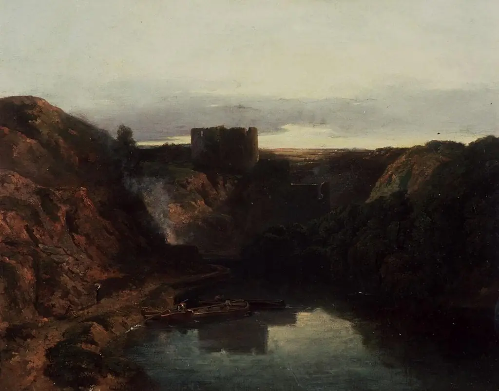 Kilgerran Castle, by William Havell