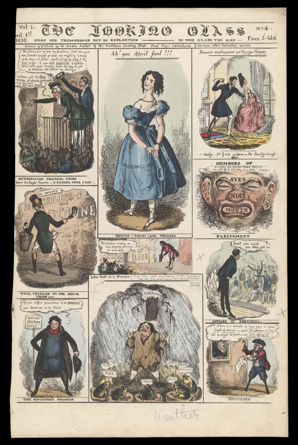 H Beard Print Collection, by William Heath, 1