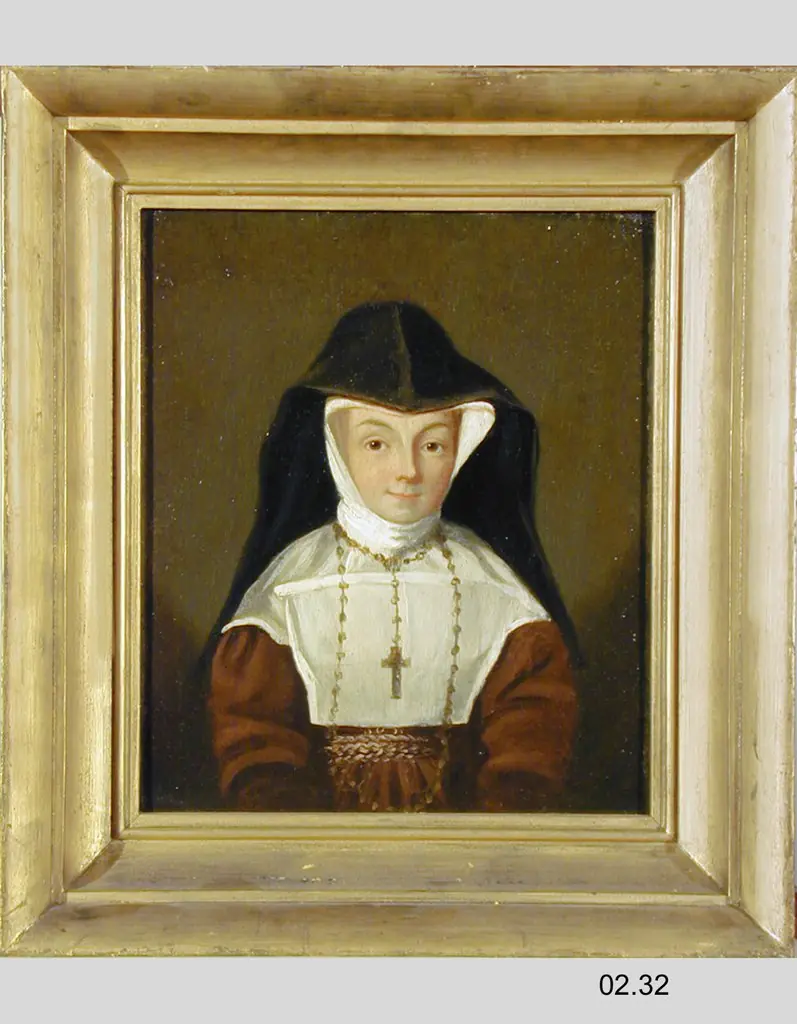 Marie France Vindevogel, First Abbess of the St. Clair Sisters, by William Heatley Wilder