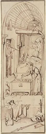 The Death of the Miser, by William Henry Brooke