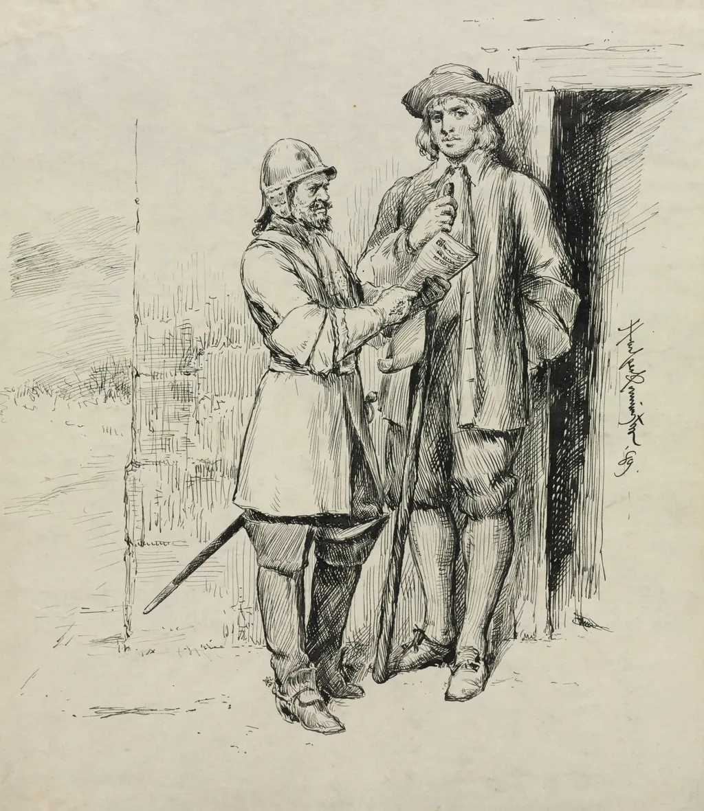 Illustration for Chapter XXIII from "Lorna Doone", by William Henry Drake, 1901