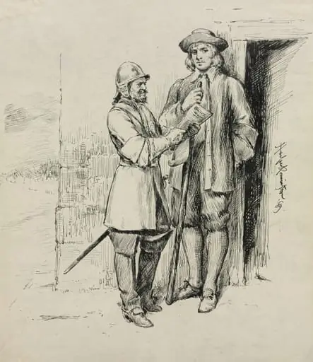 Illustration for Chapter XXIII from "Lorna Doone", by William Henry Drake