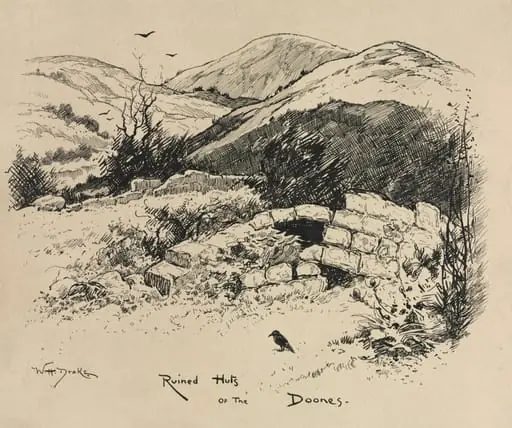Tail Piece for Chapter LXXI from "Lorna Doone", by William Henry Drake