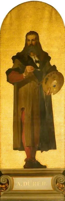 Albrecht Dürer (1471–1528) (design for a mosaic in the Victoria and Albert Museum), by William Henry Fisk