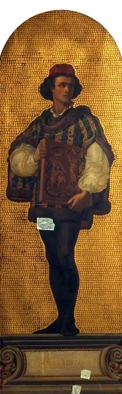 Ghiberti (1378–1455) (design for a mosaic in the Victoria and Albert Museum), by William Henry Fisk