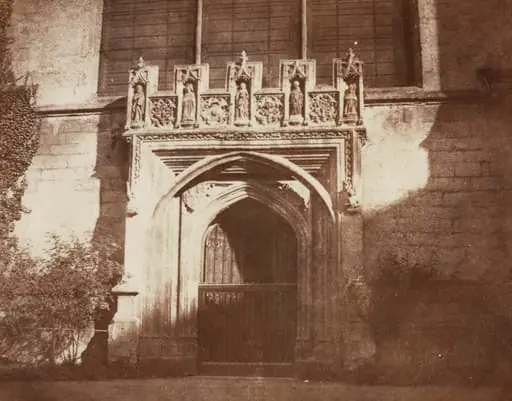 Ancient Door, Magdalen College, Oxford, by William Henry Fox Talbot