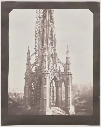 Sir Walter Scott's Monument, Edinburgh, by William Henry Fox Talbot
