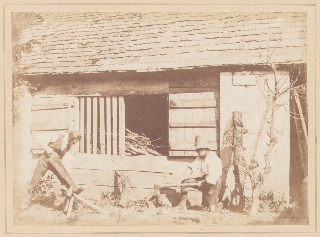 The Woodcutters, by William Henry Fox Talbot, 1845