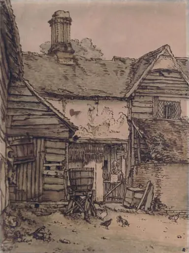 A Cottage Door, by William Henry Hunt
