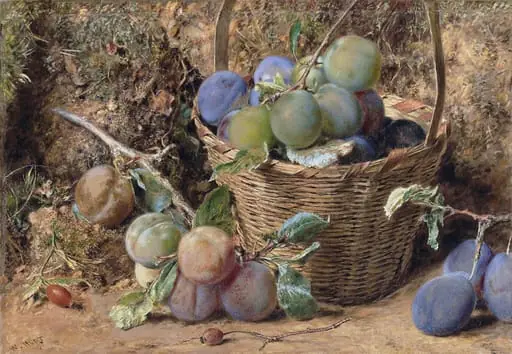 Plums, by William Henry Hunt