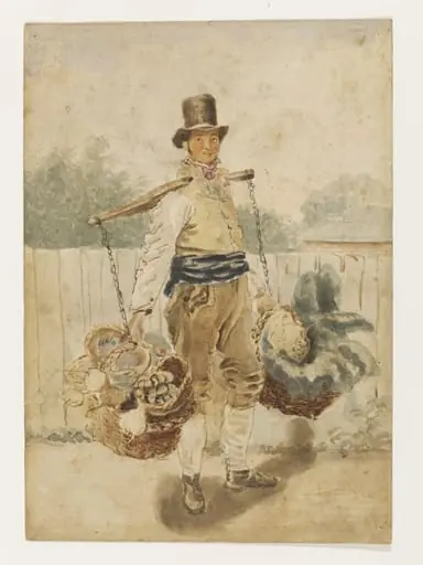 The Vegetable Man, by William Henry Hunt