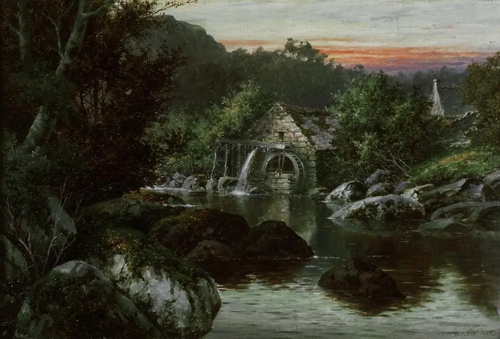 Pandy Mill, Dolgelly, by William Henry Mander