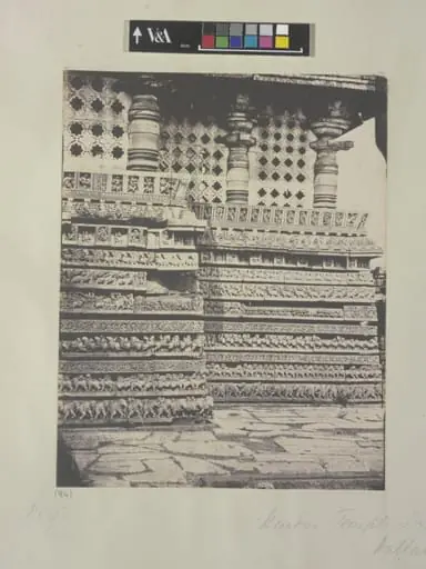 Hindoo Temple Sculpture, Southern India, Hullabeed, by William Henry Pigou