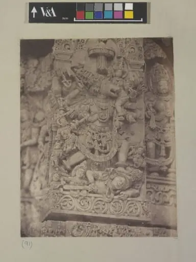 Hindoo Temple Sculptures, Southern India, Hullabeed, by William Henry Pigou