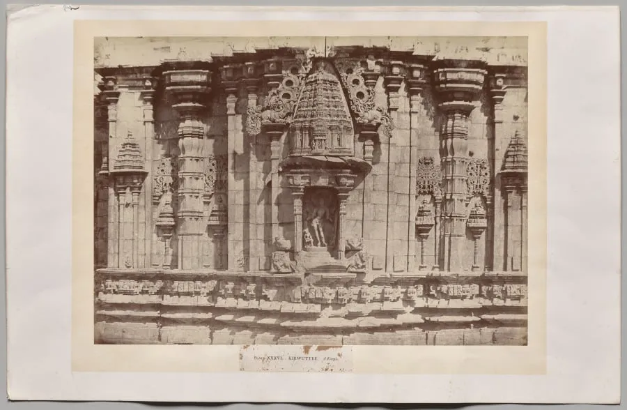 Kirwuttee, A Temple, India, by William Henry Pigou, 1857