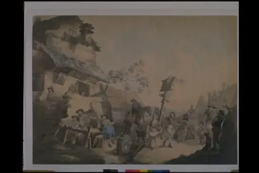 A village fete, by William Henry Pyne
