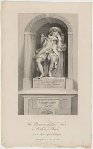 Monument of Lord Bacon in Saint Michael's Church, by William Henry Worthington