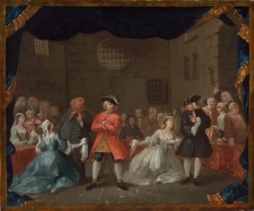 A Scene from The Beggar's Opera, by William Hogarth