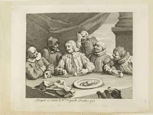Columbus Breaking the Egg, by William Hogarth