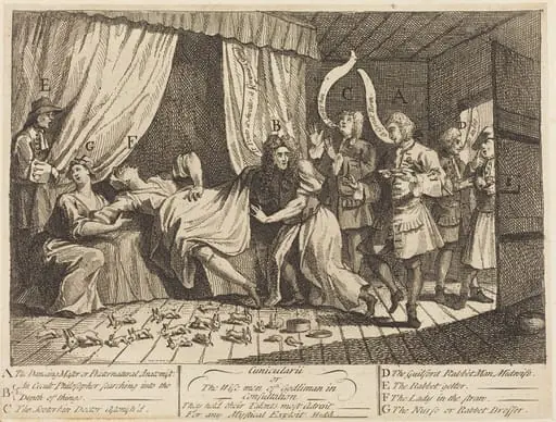 Cunicularii, or The Wise Men of Godliman in Consultation, by William Hogarth