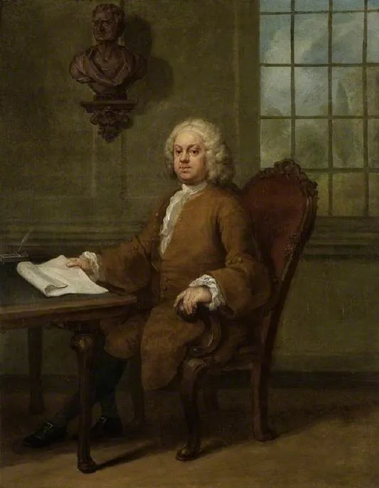Dr Benjamin Hoadly, by William Hogarth, oil, 1738