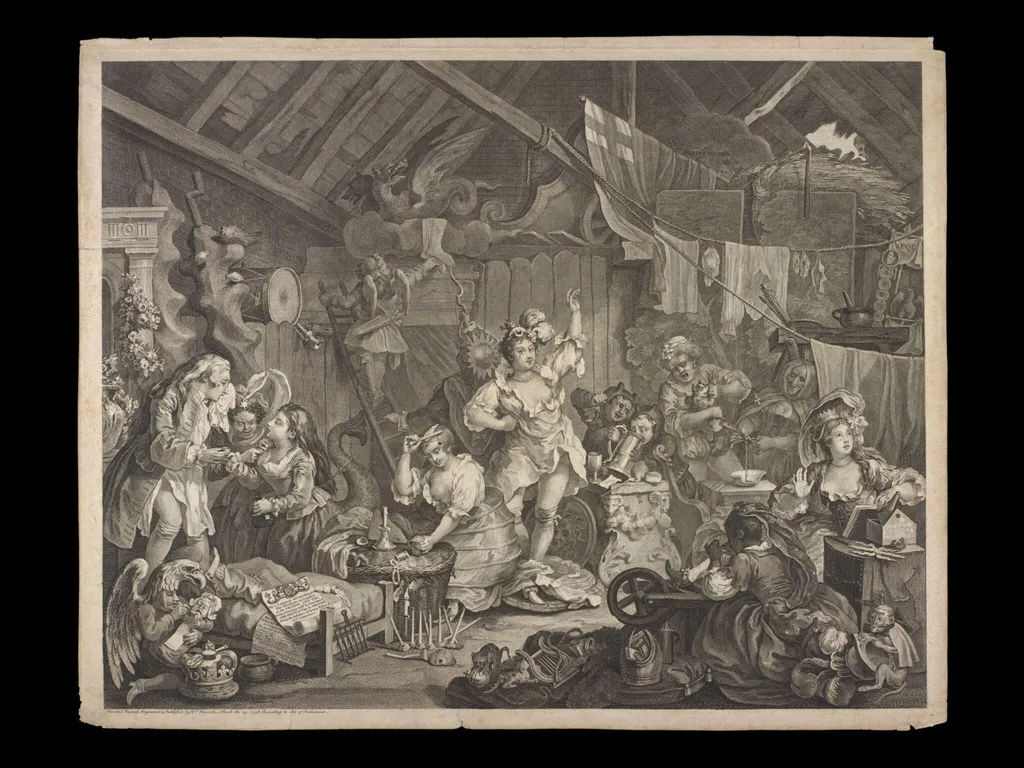 H Beard Print Collection, by William Hogarth, 25