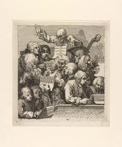 H Beard Print Collection, by William Hogarth
