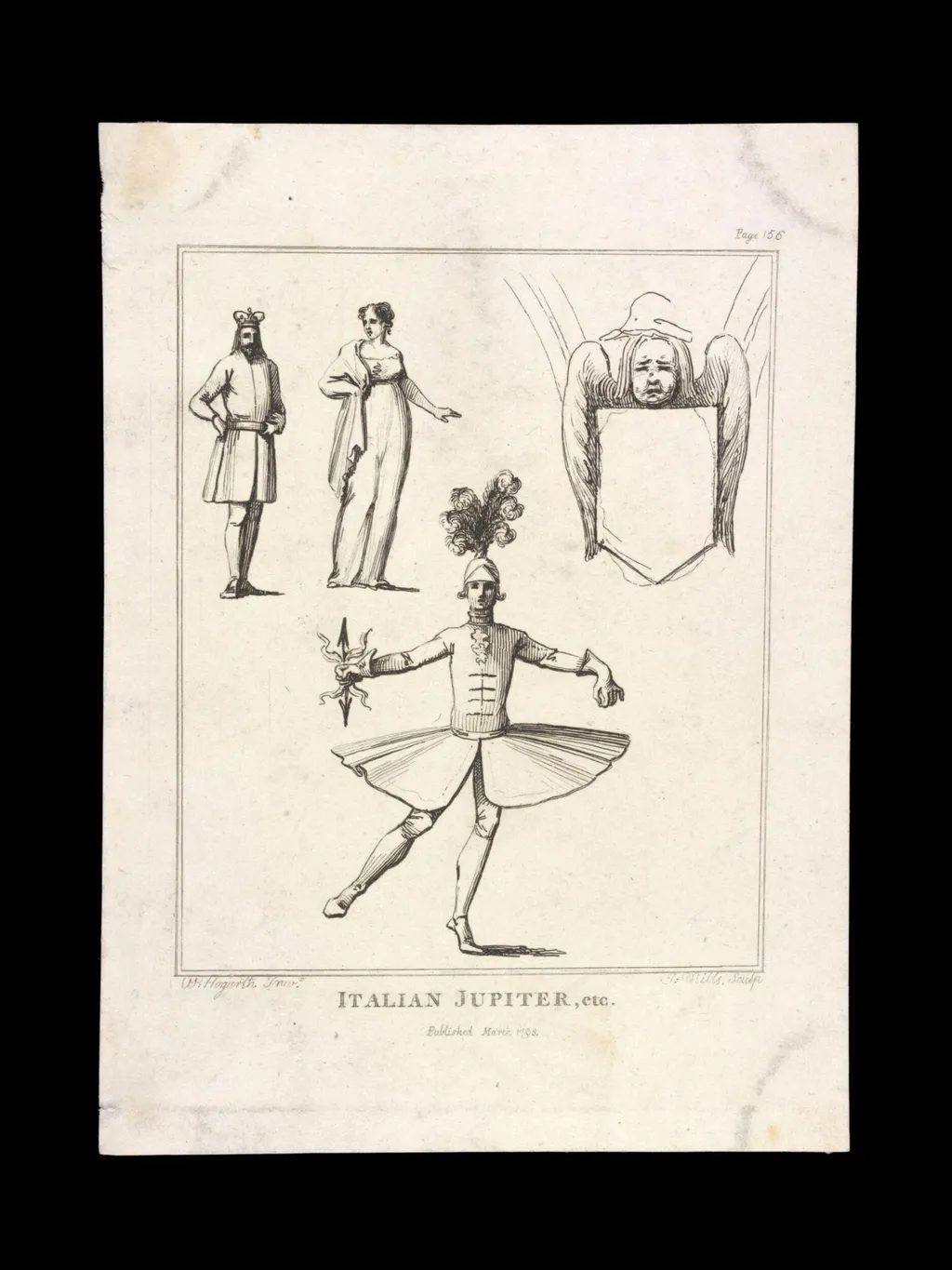H Beard Print Collection, by William Hogarth