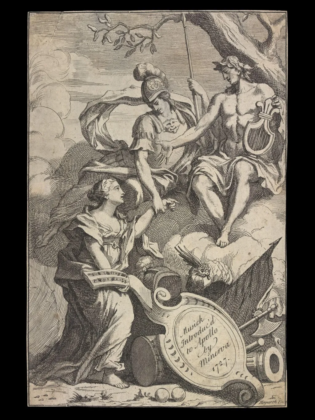 H Beard Print Collection, by William Hogarth, 1727