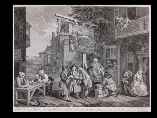 Humours of an Election, by William Hogarth