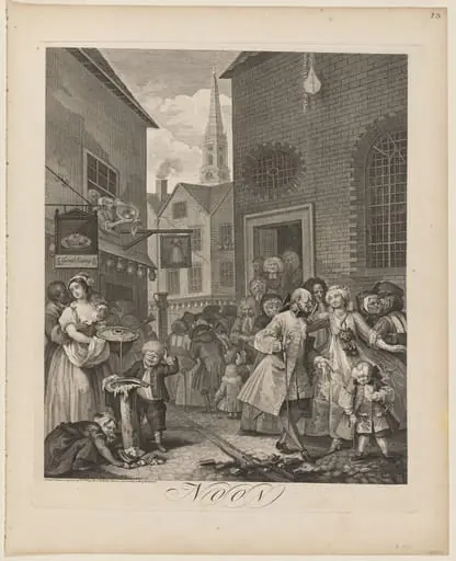 Noon, by William Hogarth