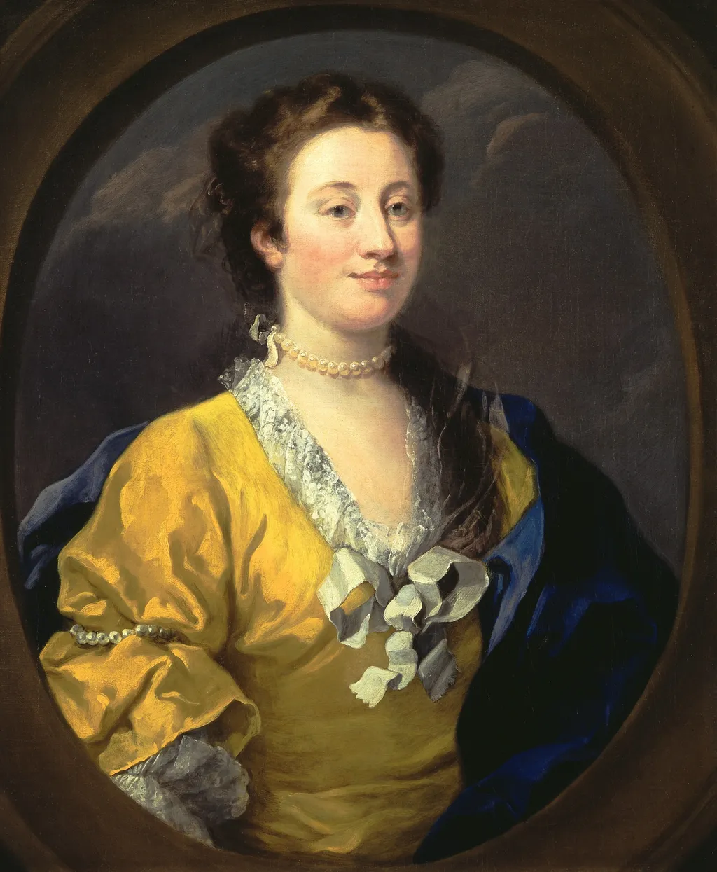 Portrait of a Lady, by William Hogarth, oil, 1740