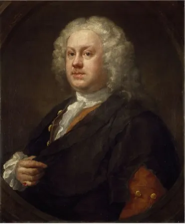 Portrait of Benjamin Hoadly (1706-1757) Doctor and Playwright, by William Hogarth, oil, 1740