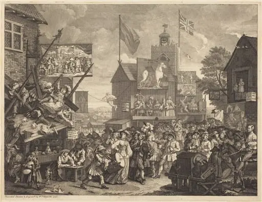 Southwark Fair, by William Hogarth