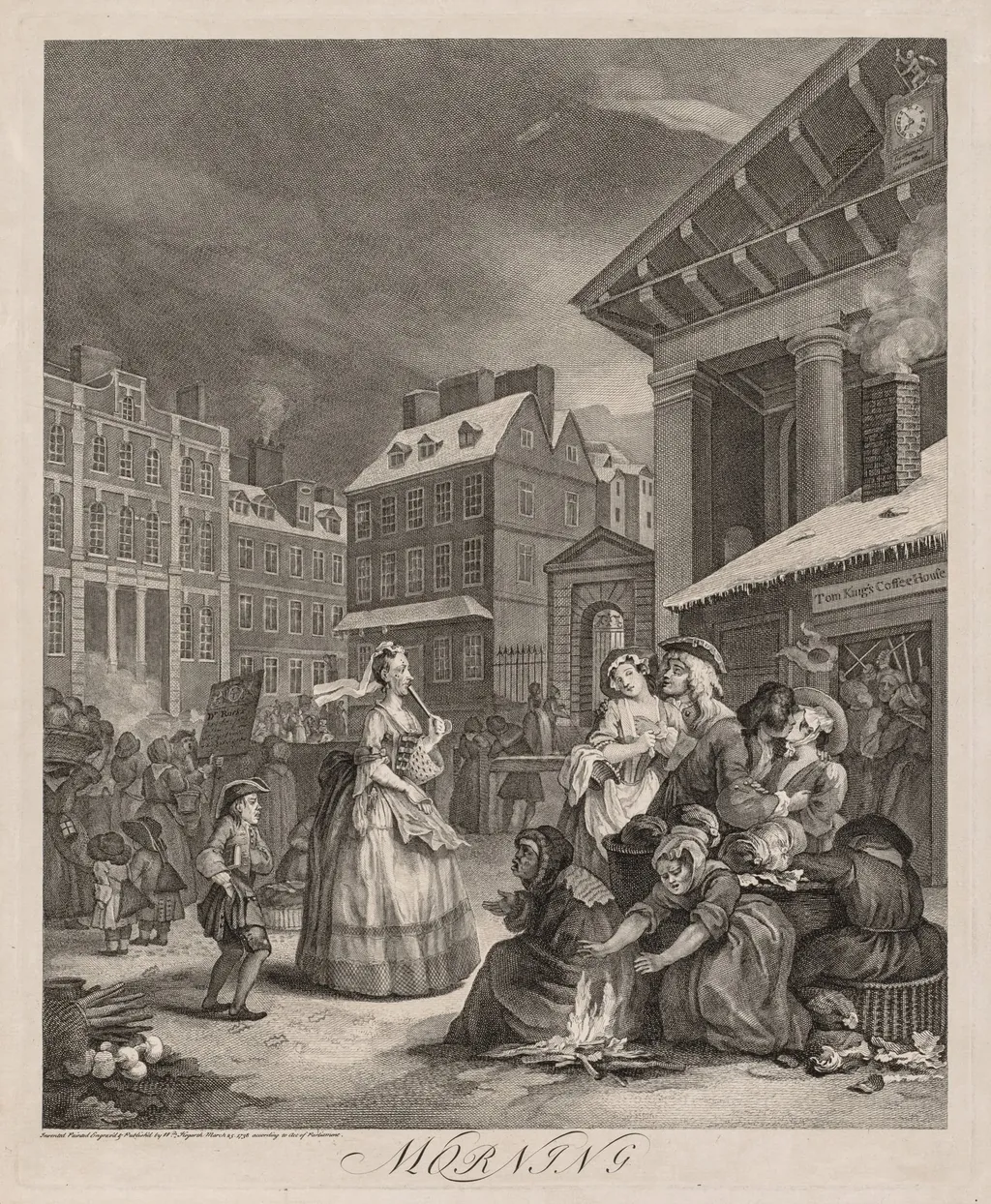The Four Times of Day: Morning, by William Hogarth, 1738