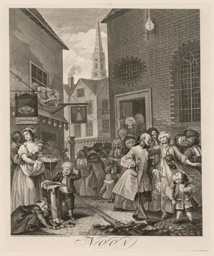The Four Times of Day: Noon, by William Hogarth