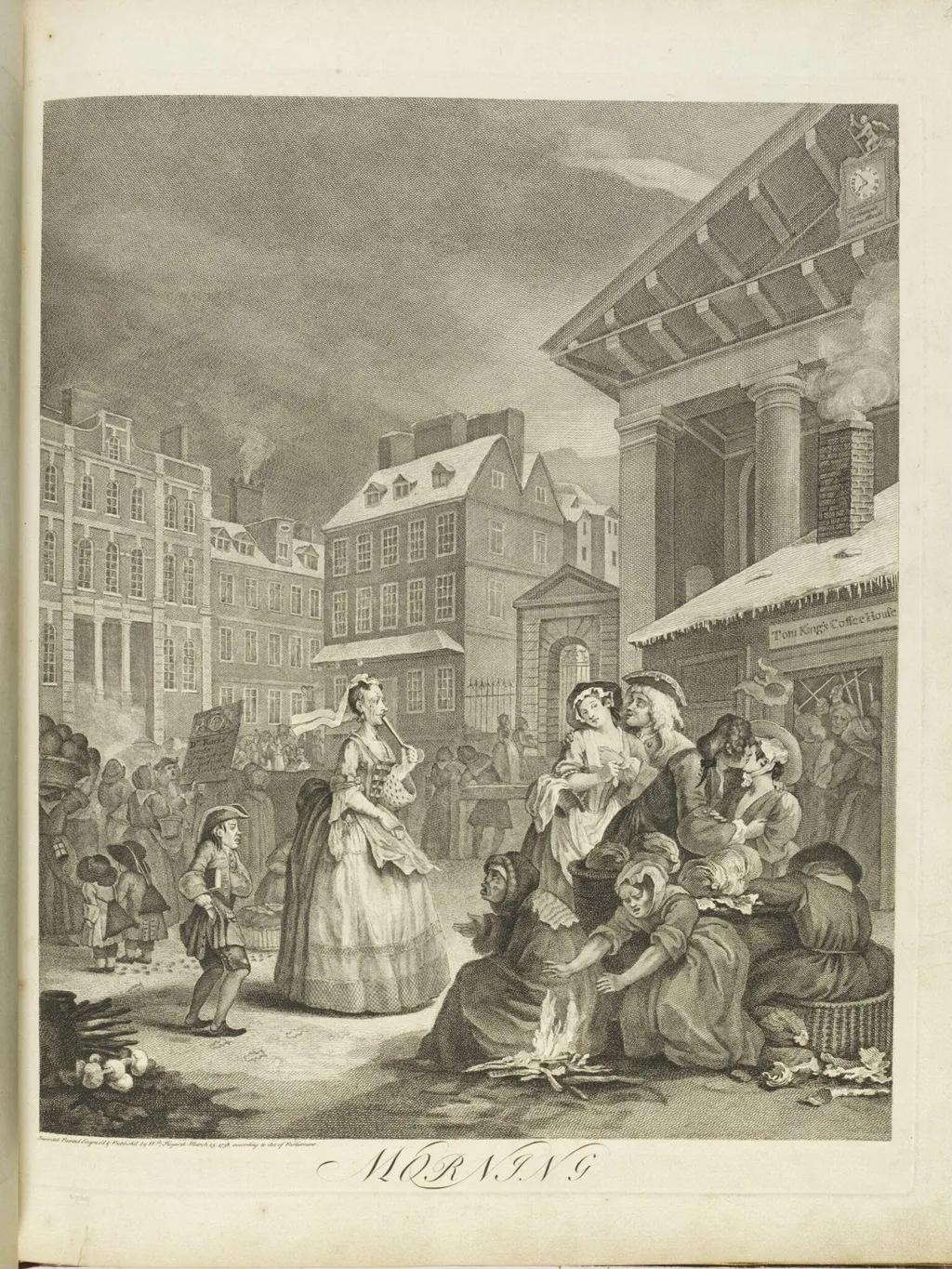 The Four Times of the Day, by William Hogarth, 1737