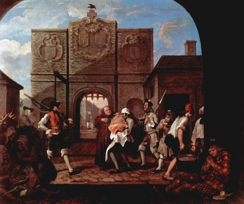 The Gate of Calais, by William Hogarth