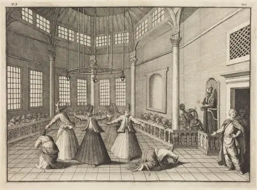 The Inside of a Mosque, by William Hogarth