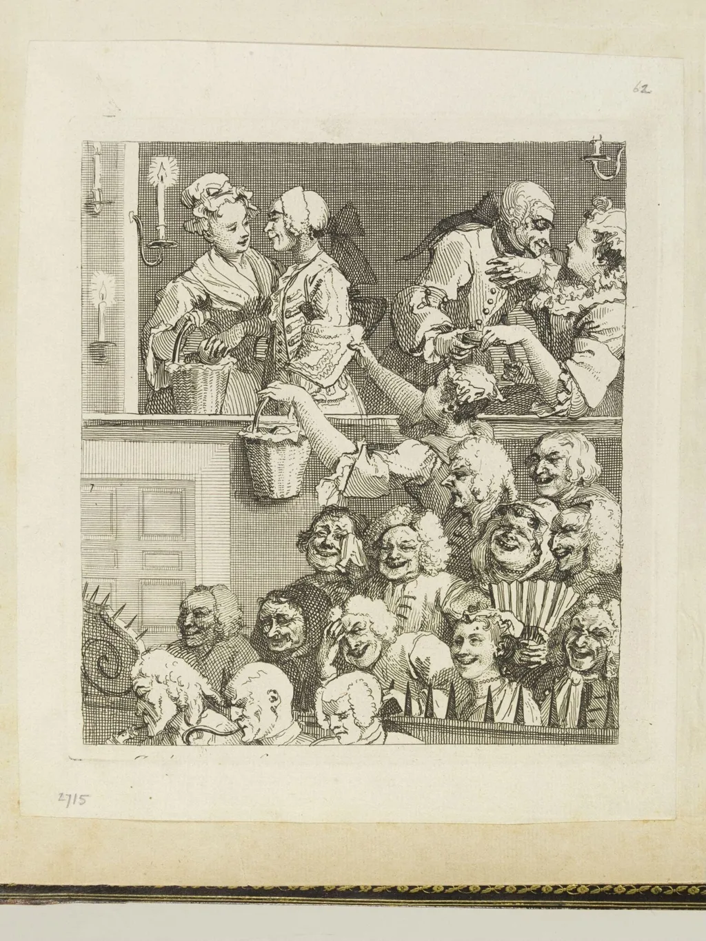 The Laughing Audience, by William Hogarth, 1750
